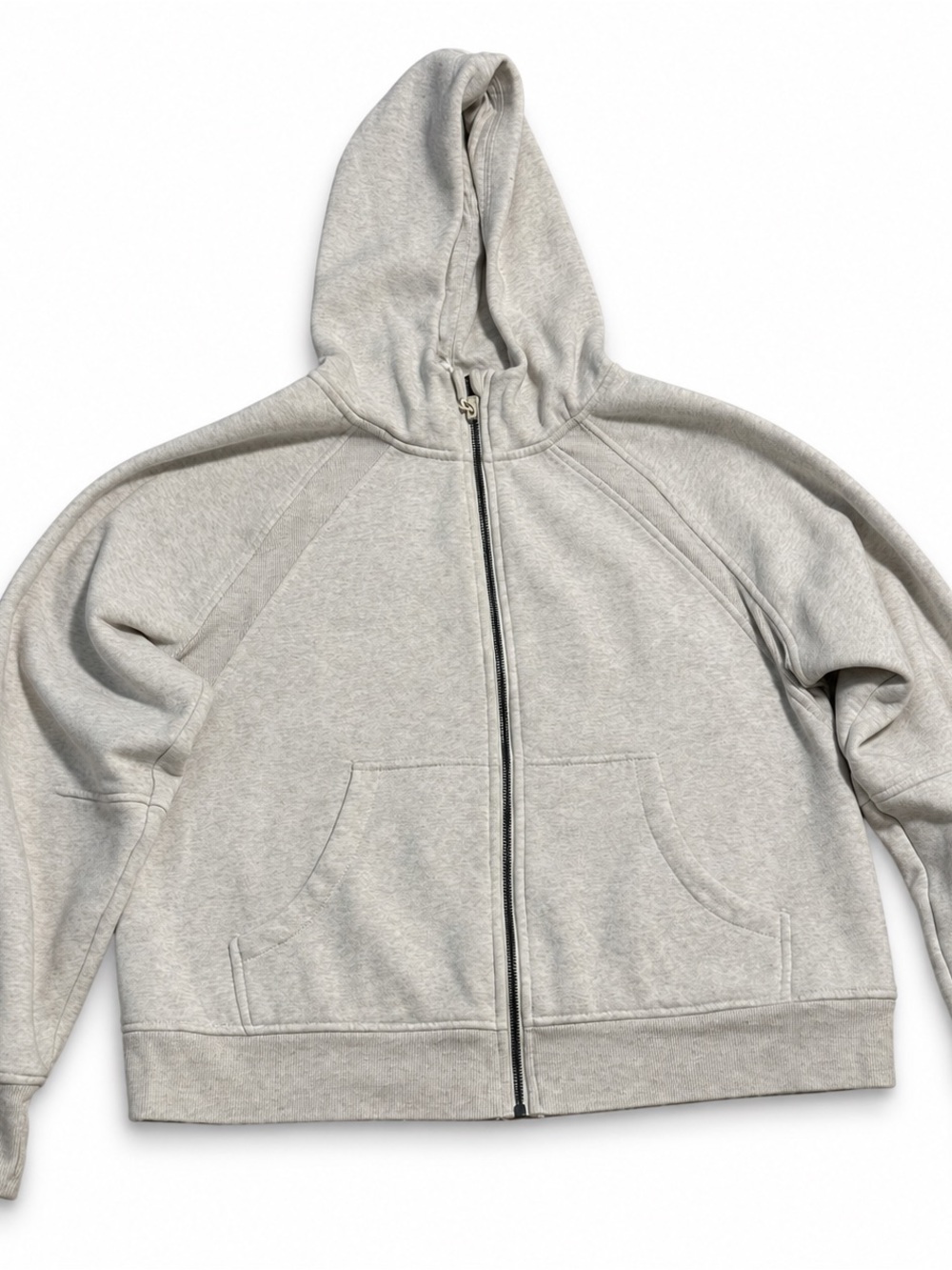 Jockey Light Heather Gray Zip-Up Hoodie